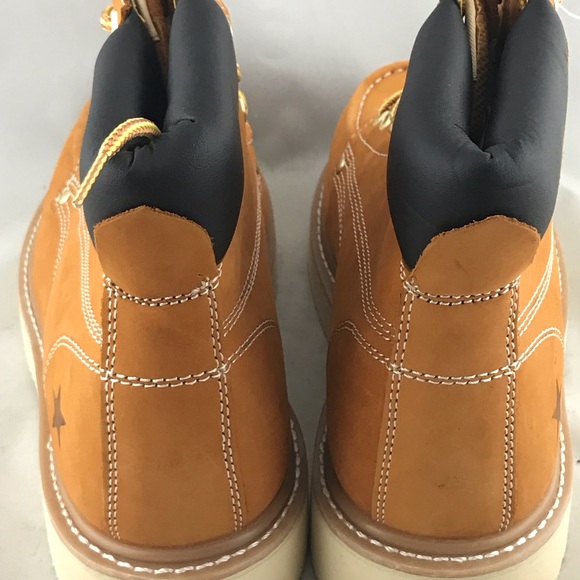 Roofing Nubuck Leather Men’s Work Boots wide width - Picture 6 of 17